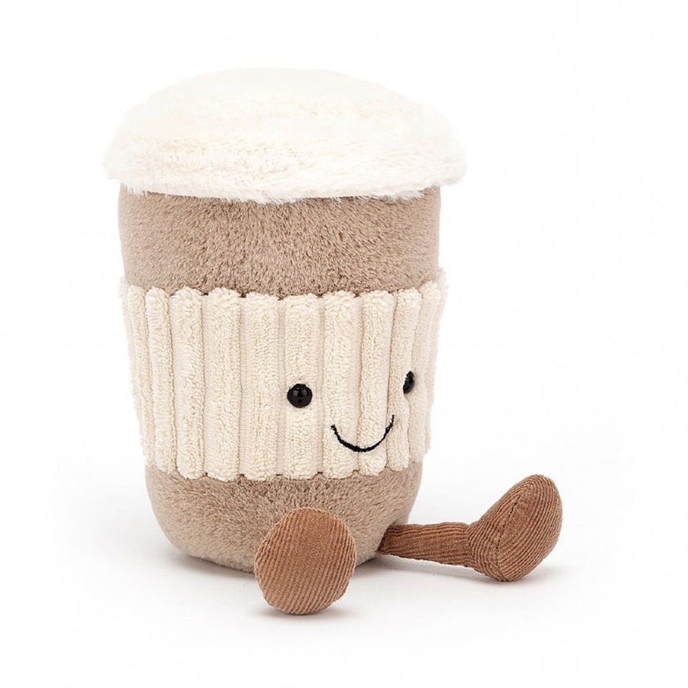 NWT Jellycat amusable “coffee to go” plushie!